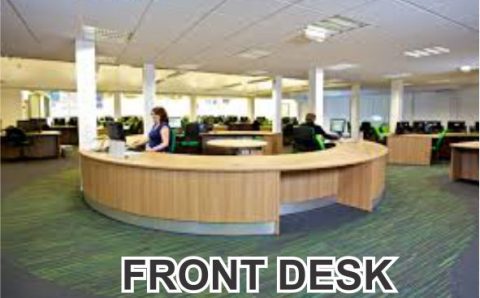 front desk