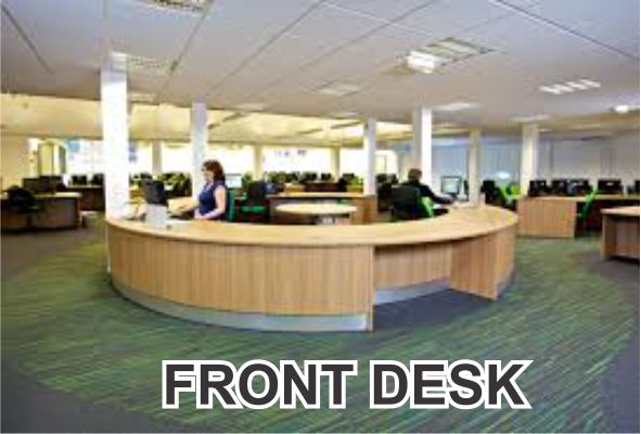 front desk